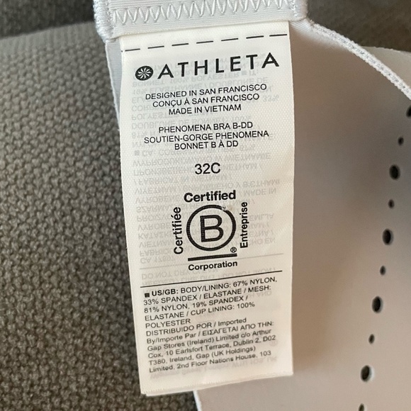Athleta Phenomena High Impact Wireless Sports Bra Size 32 C - Picture 6 of 7